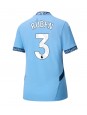 Manchester City Ruben Dias #3 Hjemmedrakt Dame 2024-25 Korte ermer